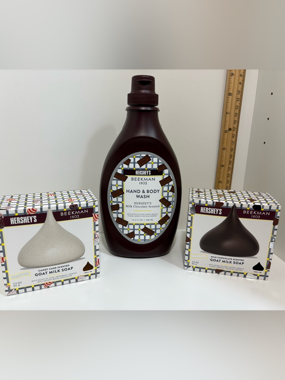 Beekman 1802 Milk Chocolate Scented Hand & Body Wash – set of 3